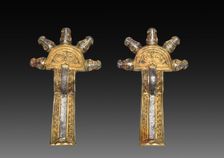 Pair of Fibulae, 500s-600s. Creator: Unknown