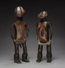Pair of Figures, late 1800s-early 1900s. Creator: Unknown