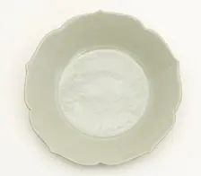 Pair of Foliate-Rimmed Dish, Five Dynasties period or Northern Song dynasty, 10th century. Creator: Unknown