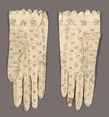 Pair of Gloves, Barcelona, c. 1800. Creator: Unknown