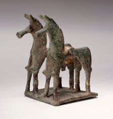 Pair of Horses, Geometric Period (last quarter of 8th century B.C.. Creator: Unknown