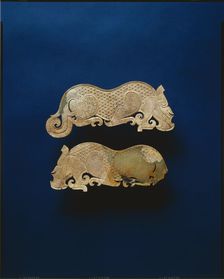 Pair of Jade Plaques, 475-221 BC. Creator: Unknown