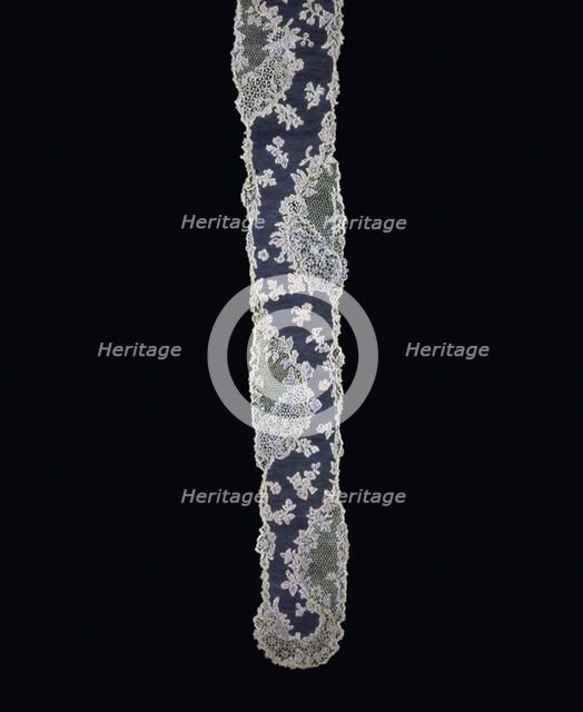 Pair of Lappets, France, 1750s. Creator: Unknown.