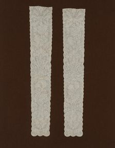 Pair of Lappets, France, Late 1720s. Creator: Unknown