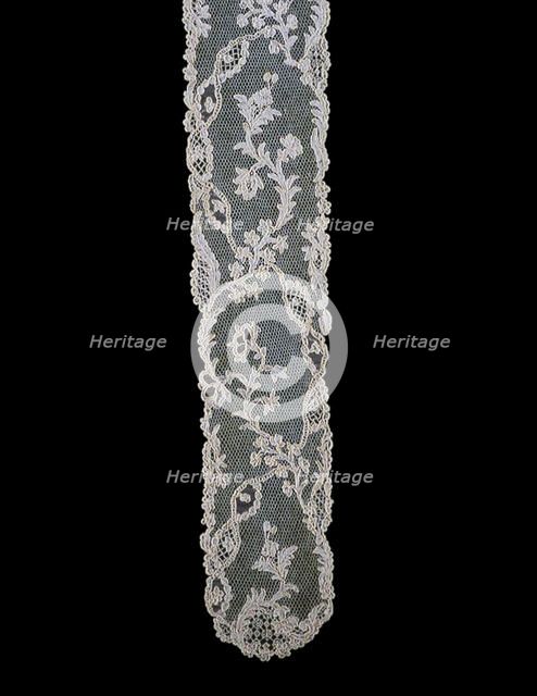 Pair of Lappets (Joined), France, 1760s. Creator: Unknown.