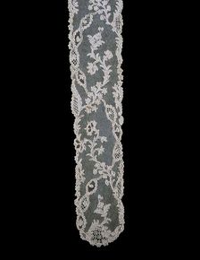 Pair of Lappets (Joined), France, 1760s. Creator: Unknown