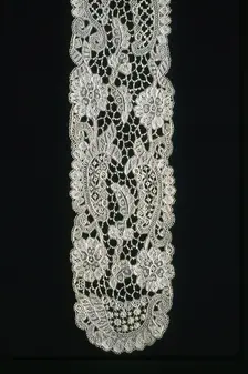 Pair of Lappets (Joined), Ireland, 1870s/90s. Creator: Unknown