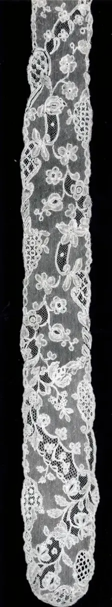 Pair of Lappets (Joined), Mechlin, 1760/65. Creator: Unknown