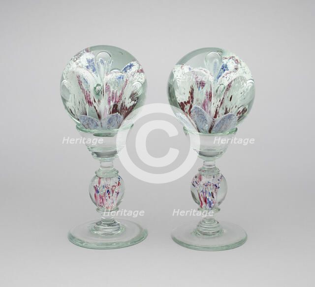 Pair of Mantel Ornaments, 1870. Creator: Unknown.