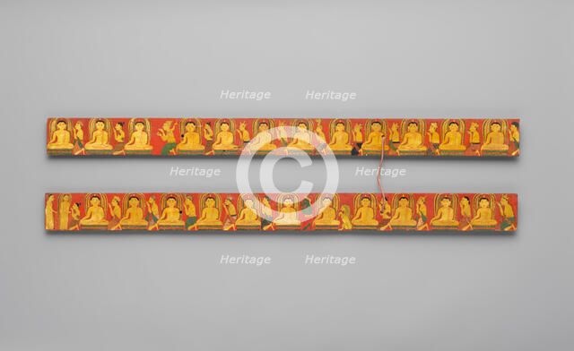 Pair of Manuscript Covers, early 19th century. Creator: Unknown.