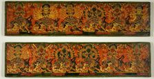 Pair of Manuscript Covers from the Glorification of the Great Goddess..., 18th century. Creator: Unknown