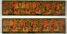 Pair of Manuscript Covers from the Glorification of the Great Goddess..., 18th century. Creator: Unknown