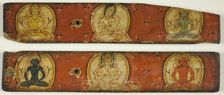 Pair of Manuscript Covers of the Five Transcendant Buddhas, 12th century. Creator: Unknown