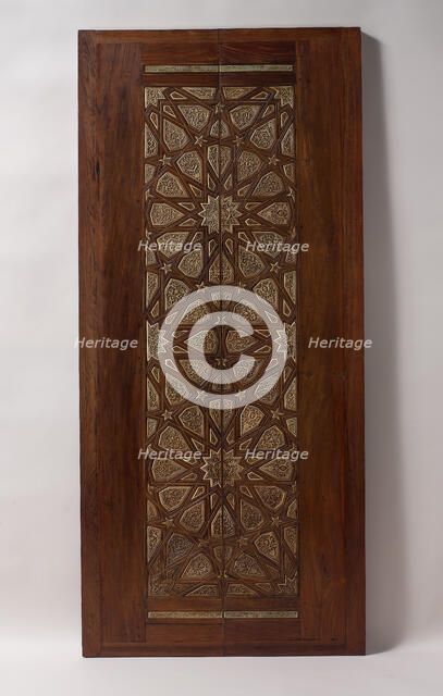 Pair of Minbar Doors, Egypt, ca. 1325-30. Creator: Unknown.