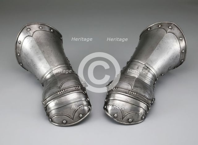 Pair of Mitten Gauntlets, Brunswick, c. 1570. Creator: Unknown.