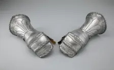 Pair of Mitten Gauntlets, Germany, 19th century (?) in the Innsbruck style of c. 1530/40. Creator: Unknown