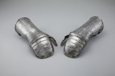Pair of Mitten Gauntlets, Germany, c. 1530. Creator: Unknown