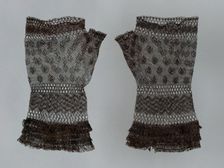 Pair of Mits, Europe, 1825/75. Creator: Unknown