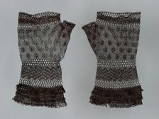 Pair of Mits, Europe, 1825/75. Creator: Unknown