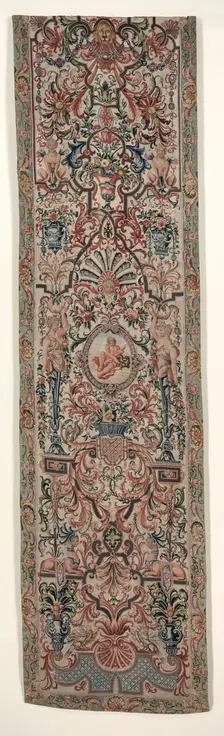 Pair of Needlework Bed Hangings, c. 1690. Creator: Unknown