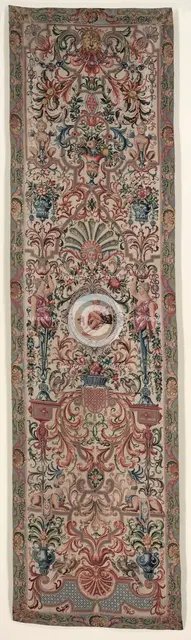Pair of Needlework Bed Hangings, c. 1690. Creator: Unknown.