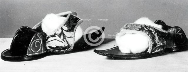 Pair of Pattens (Overshoes), England, 1720s. Creator: Unknown.