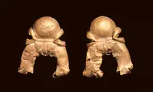 Pair of Pendants in the Shape of an Auspicious Symbol, 185-72 BC. Creator: Unknown