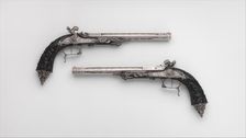 Pair of Percussion Target Pistols for 1844 Exposition des Produits de l'Industrie in Paris, French, Creators: Alfred Gauvain, Michel Lienard, Léopold Bernard