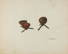 Pair of Pin Cushions, c. 1939. Creator: Nicholas Acampora