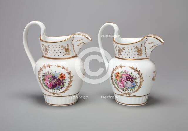 Pair of Pitchers, 1831/38. Creator: Tucker Porcelain Factory.