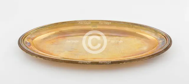 Pair of Platters, Paris, 1809/19. Creators: Martin-Guillaume Biennais, Pierre-Benoît Lorillon.