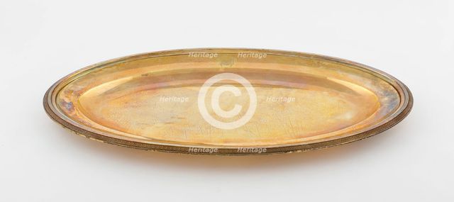 Pair of Platters, Paris, 1809/19. Creators: Martin-Guillaume Biennais, Pierre-Benoît Lorillon.