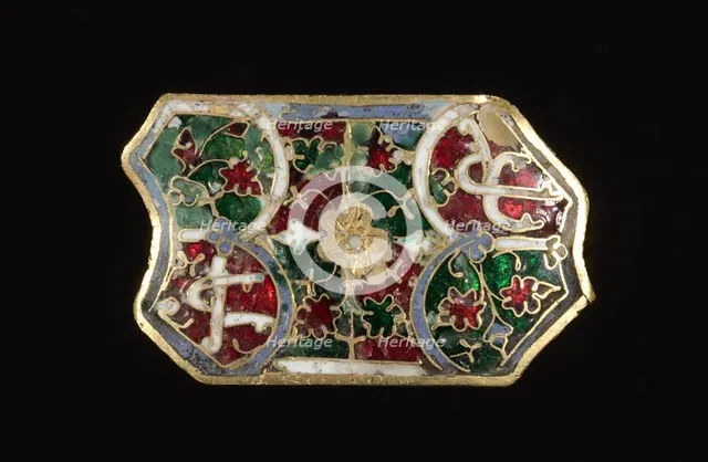 Pair of Plaques (Appliqué), 1300s. Creator: Unknown.