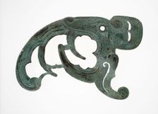 Pair of Plaques with Profile Animal Heads, Western Zhou dynasty, 10th/8th century B.C. Creator: Unknown
