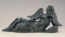 Pair of Reclining Angels, c1600. Creator: Workshop of Niccolo Roccatagliata