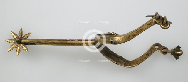 Pair of Rowel Spurs, German, 15th century. Creator: Unknown.