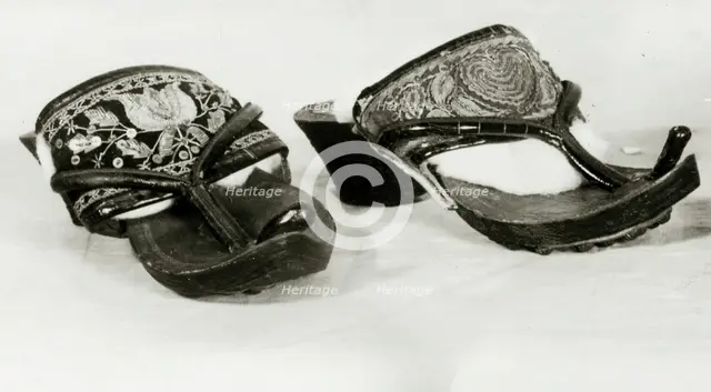 Pair of Sandals, Burma, 19th century. Creator: Unknown.