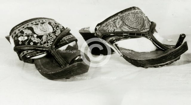 Pair of Sandals, Burma, 19th century. Creator: Unknown.