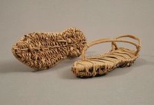 Pair of Sandals, Coptic, 4th-7th century. Creator: Unknown