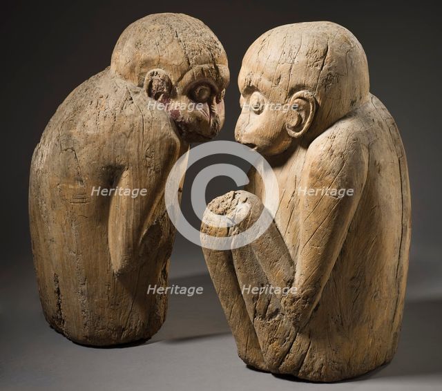 Pair of Sacred Monkeys (image 2 of 7), 12th century. Creator: Unknown.