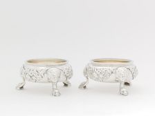 Pair of Salt Dishes, London, 1751. Creator: David Hennell
