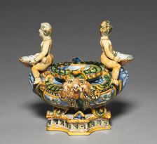 Pair of Saltcellars, c. 1550-1600. Creator: Unknown