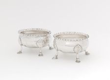 Pair of Salts, 1765/85. Creator: Thomas Shields