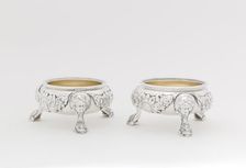 Pair of Salts, 1790/95. Creator: Joseph Richardson