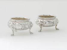 Pair of Salts, 1851/55. Creator: Ball, Black & Co