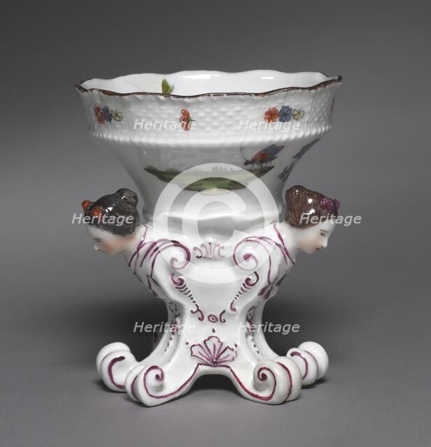 Pair of Salts from the Sulkowsky Service, 1735-1756. Creator: Meissen Porcelain Factory (German).