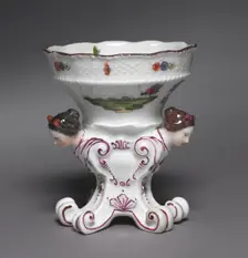Pair of Salts from the Sulkowsky Service, 1735-1756. Creator: Meissen Porcelain Factory (German)
