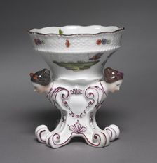 Pair of Salts from the Sulkowsky Service, 1735-1756. Creator: Meissen Porcelain Factory (German)