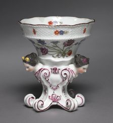 Pair of Salts from the Sulkowsky Service, c. 1736. Creator: Meissen Porcelain Factory (German); Johann Friedrich Eberlein (German, 1696-1749)