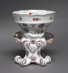 Pair of Salts from the Sulkowsky Service, c. 1736. Creator: Meissen Porcelain Factory (German); Johann Friedrich Eberlein (German, 1696-1749)